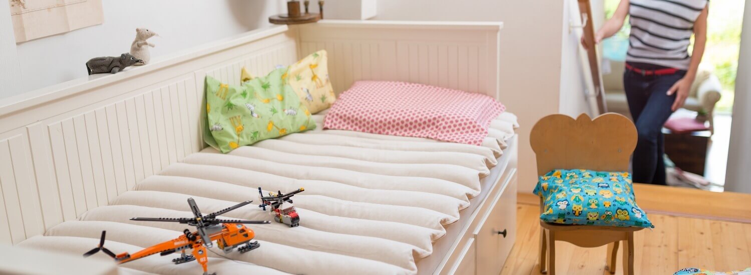 Nakup posteljnega nadvložka in ajdovega vzglavnika